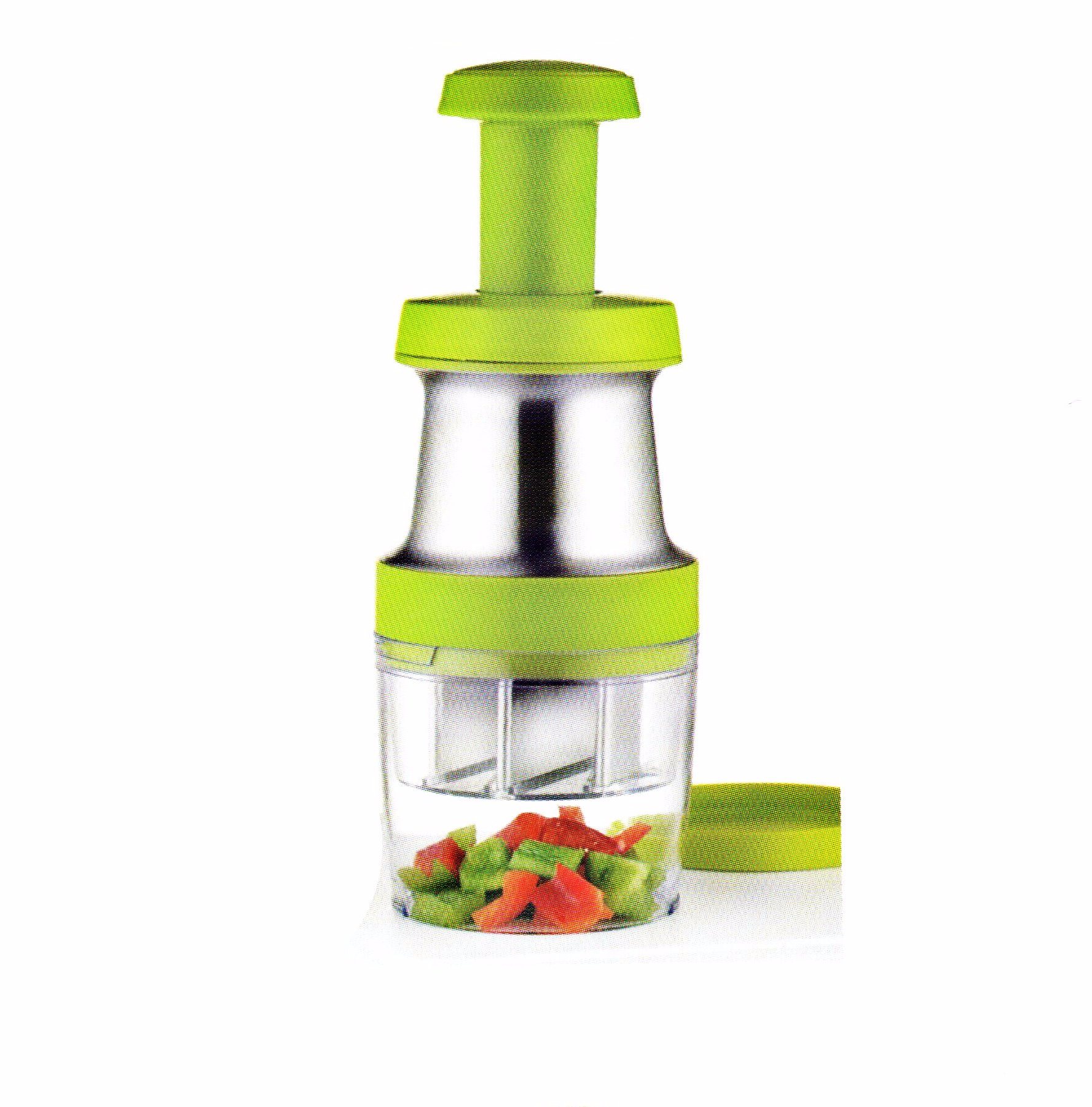 Wholesale Price Kitchen Cutlery -
 Plastic Food Processor Vegetable Food Chopper Cutting Machine Cg033 – Long Prosper