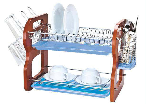 Wholesale Dealers of Powerful Ice Blender -
 2 Layers Metal Wire Kitchen Dish Rack No. Dr16-2bw – Long Prosper