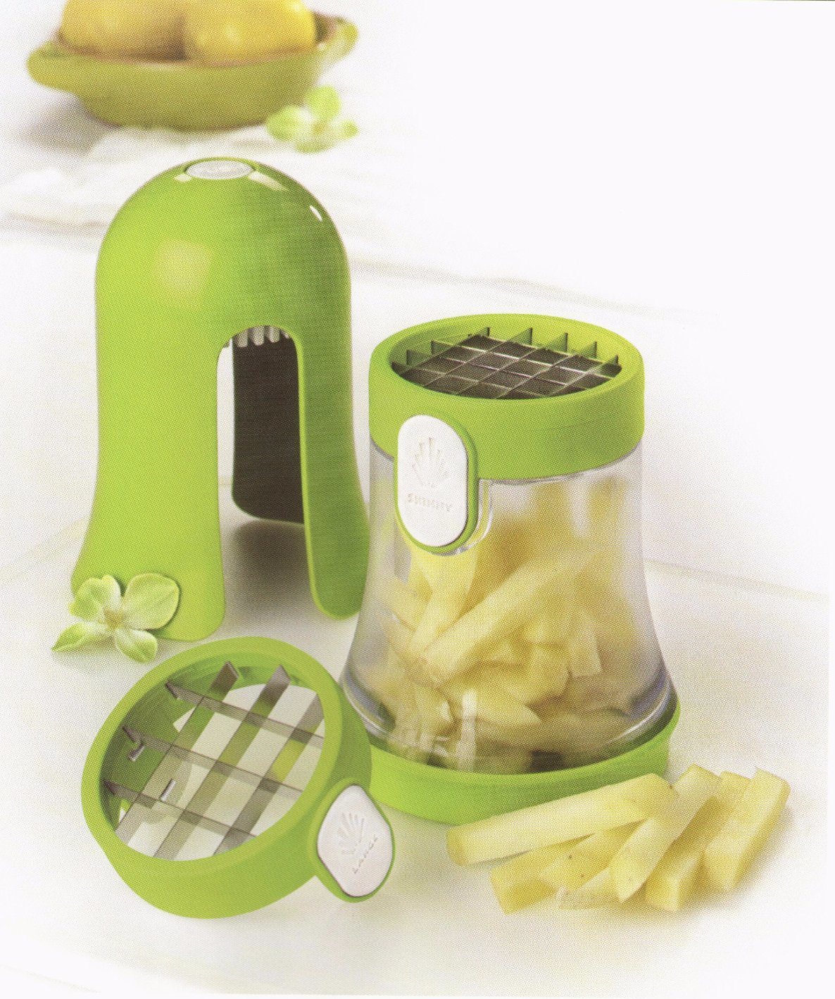 Short Lead Time for Kitchen Utensils For Men -
 2 in 1 Fashion Plastic Vegetable Cutting Food Chopper Dice and Slice Machine Cg074 – Long Prosper