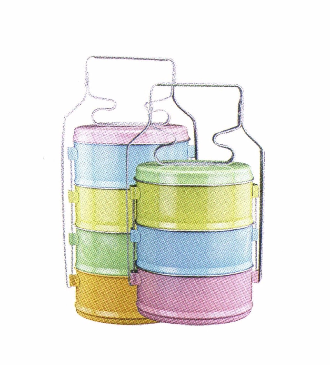 3-4 vrstvy z nerezové oceli Lunch Box Food Carrier Lb004