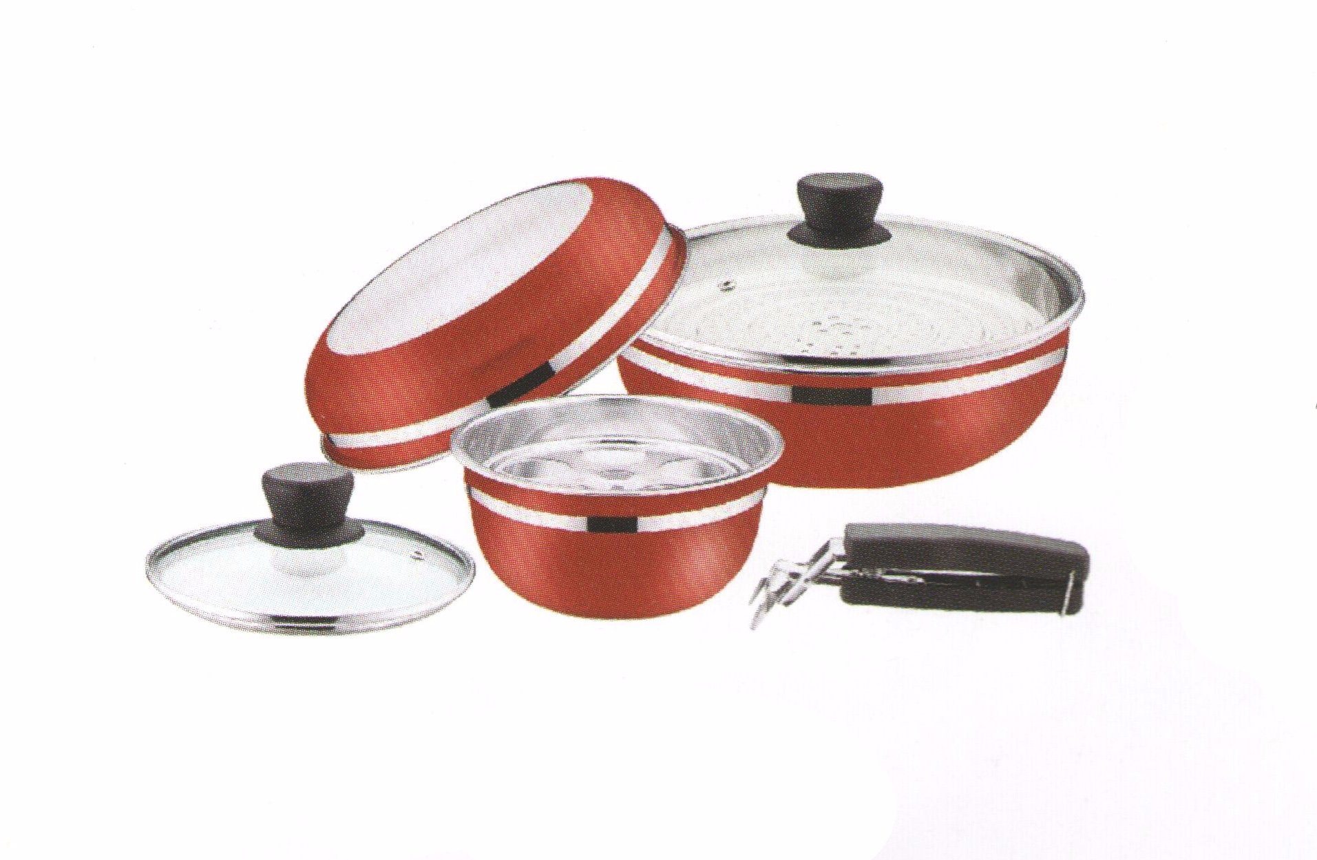 New Arrival China Double Handle Cookware Set -
 Home Appliance Non-Stick Coating Stainless Steel Cookware Frying Pan Cooking Pot PP001 – Long Prosper