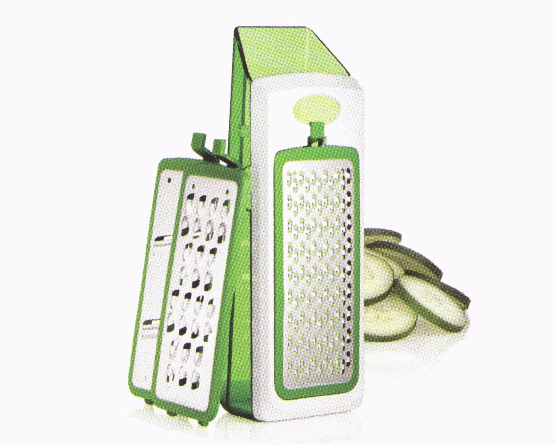 New Arrival China Double Handle Cookware Set -
 Multi-Function 3 in 1 Home Appliance Plastic Vegetable Handy Food Grater Cutting Machine Fg008 – Long Prosper