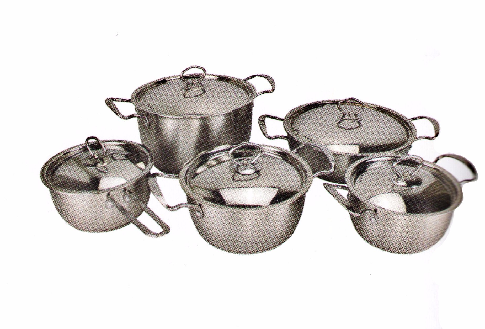 2017 High quality Plastic Food Warmer Container -
 Home Appliance 10PCS Stainless Steel Cooking Pot and Frying Pan PP008 – Long Prosper