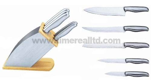 2017 Latest Design Silicone Kitchen Tool Utensils -
 Stainless Steel Kitchen Knife Set Kns-C010 – Long Prosper