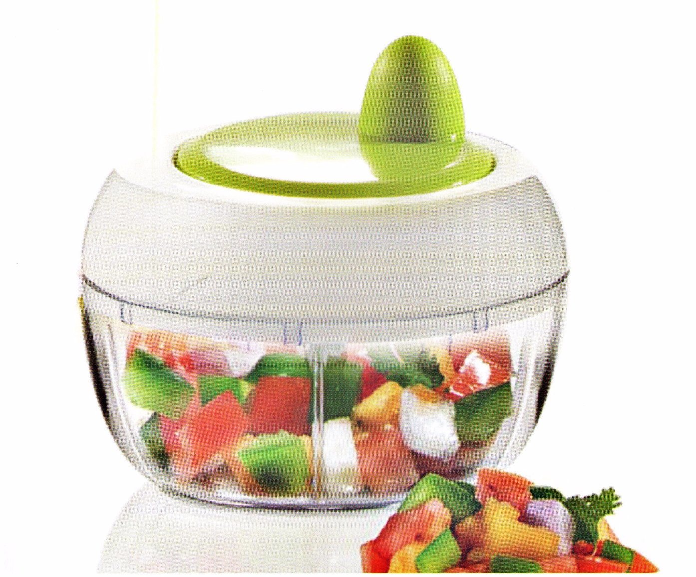 Factory Supply Salad Cutter Bowl -
 Mini Home Appliance Plastic Food Processor Food Chopper Cutting Machine Cg045 – Long Prosper
