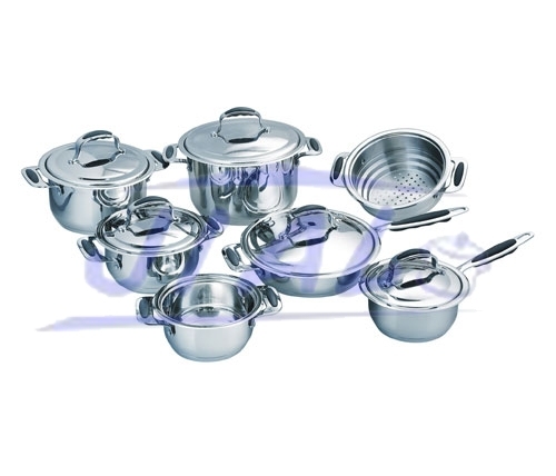 professional factory for Stainless Steel Pot -
 Stainless Steel 12PCS Cookware Set S114 – Long Prosper