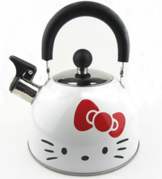 Carton Painting Stainless Steel Whistling Kettle Skw007
