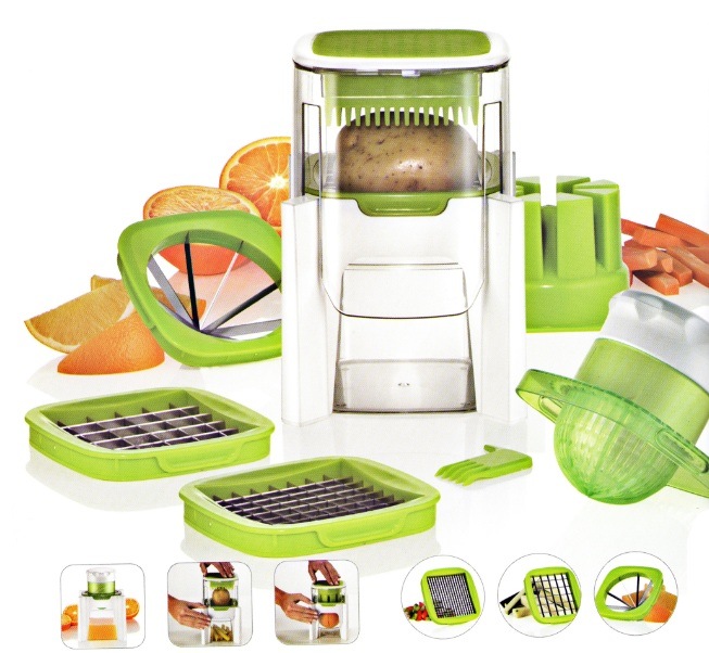 Multi- Functional Plastic Food Processor Vegetable Chopper Cutting Machine Cg050