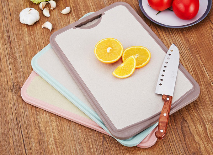 Nature Wheat Straw Chopping Board-No. Gd015-Kitchen Utensil