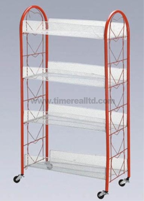 Low price for Lunch Box -
 4 Tiers Wire Steel Kitchen Storage Cart Sr-B004 – Long Prosper