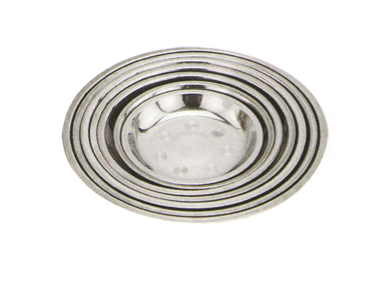 Hot Sale for Wheat Fiber Lunch Box -
 Stainless Steel Kitchenware Oval Tray in Round Design Sp005 – Long Prosper