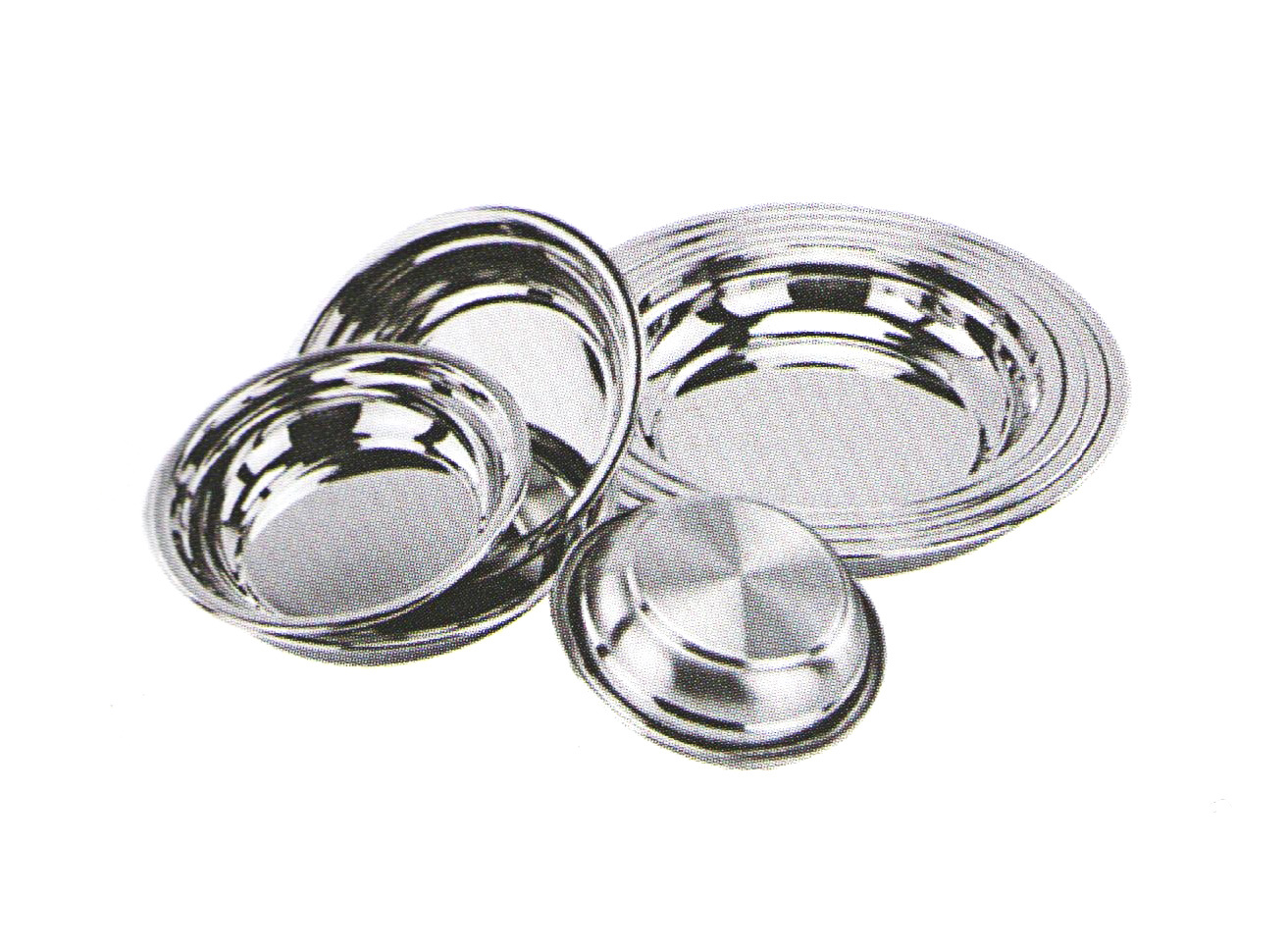 factory low price 24pcs Stainless Steel Cutlery Set -
 Stainless Steel Kitchenware Oval Tray in Round Design Sp006 – Long Prosper