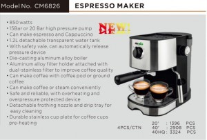 Espresso Coffee Maker-NO. 9123-Home Appliances