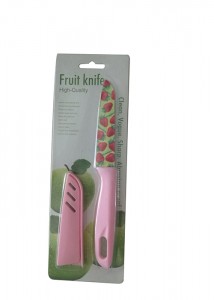 Low price for Ceramic Coated Cookware Set -
 Stainless Steel Fruit Peeling Knife with Painting No. CF001 – Long Prosper