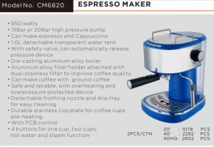Espresso Coffee Maker-NO. 9122-home appliances