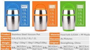 Stainless Steel Hans Pan Vacuum Pot VP1