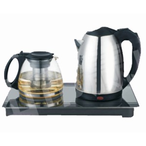 Fashion Household Appliance Electrical Kettle with Tea Pot Zy-037