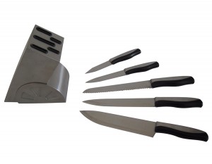 Hot Sale for Wheat Fiber Lunch Box -
 Stainless Steel Kitchen Knife Set Kns-B006 – Long Prosper