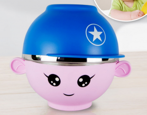 Gift Stainless Steel Kids Dinnerware Bowl and Children Kitchenware Set