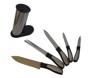 Discount wholesale Antique Wooden Tableware -
 Stainless Steel Kitchen Knife Set Kns-B007 – Long Prosper