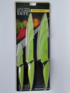 Discount wholesale Antique Wooden Tableware -
 3PCS Non-stick Coating Kitchen Knife Set With Plastic Handle – Long Prosper