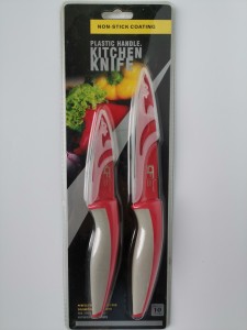 Manufacturer of Super Knife For Sale Colorful Painting Stainless Steel Kitchen Knife Set