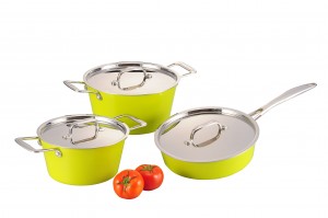 OEM Customized Wheat Straw Kitchenware -
 Stainless Steel Cookware Set-No.cs23 – Long Prosper
