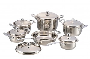 Reasonable price Stainless Steel Plates -
 Stainless Steel Cookware Set-No.cs30 – Long Prosper