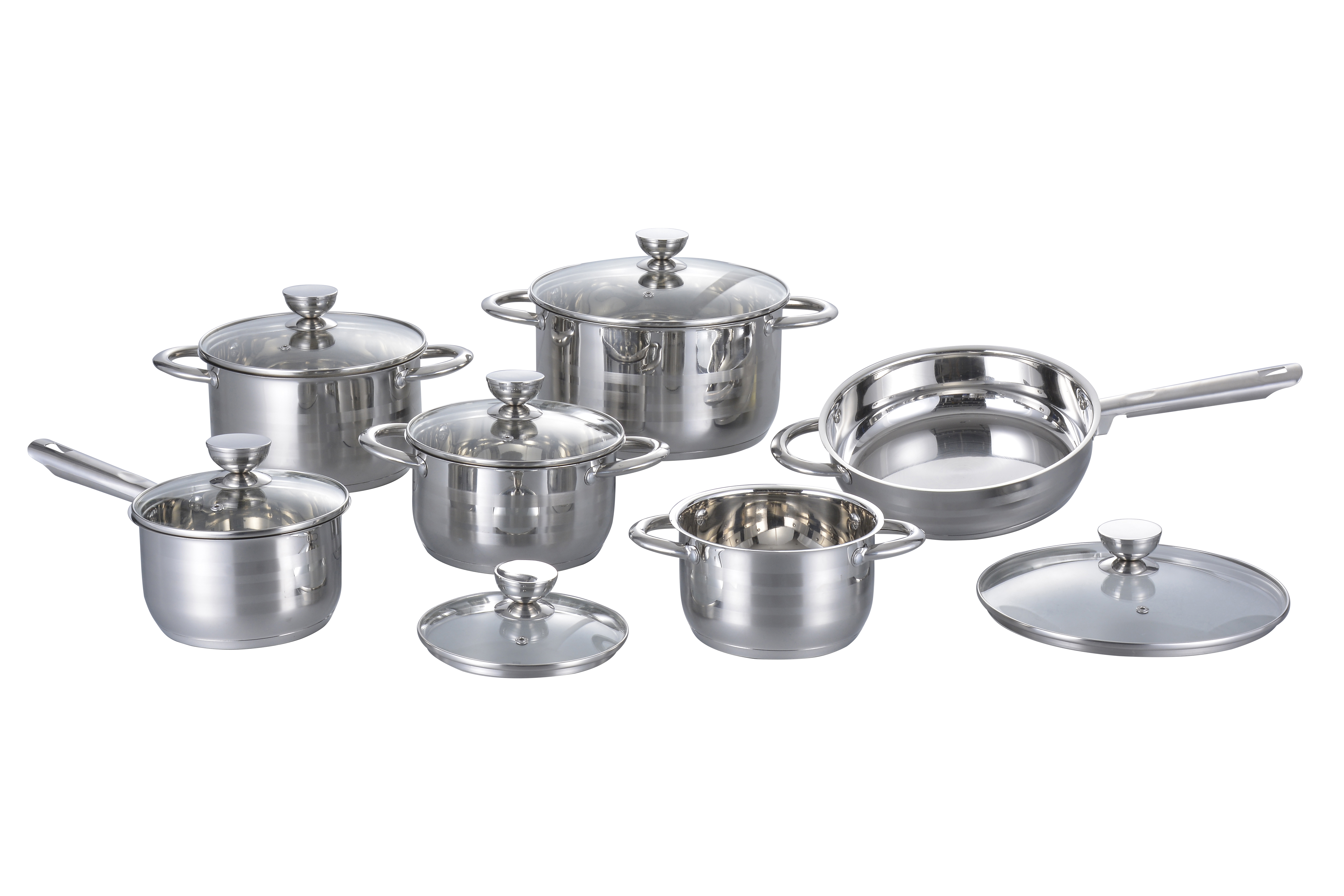 Factory directly supply Stainless Steel Outdoor Cookware -
 Stainless Steel Cookware Set-No.cs36 – Long Prosper