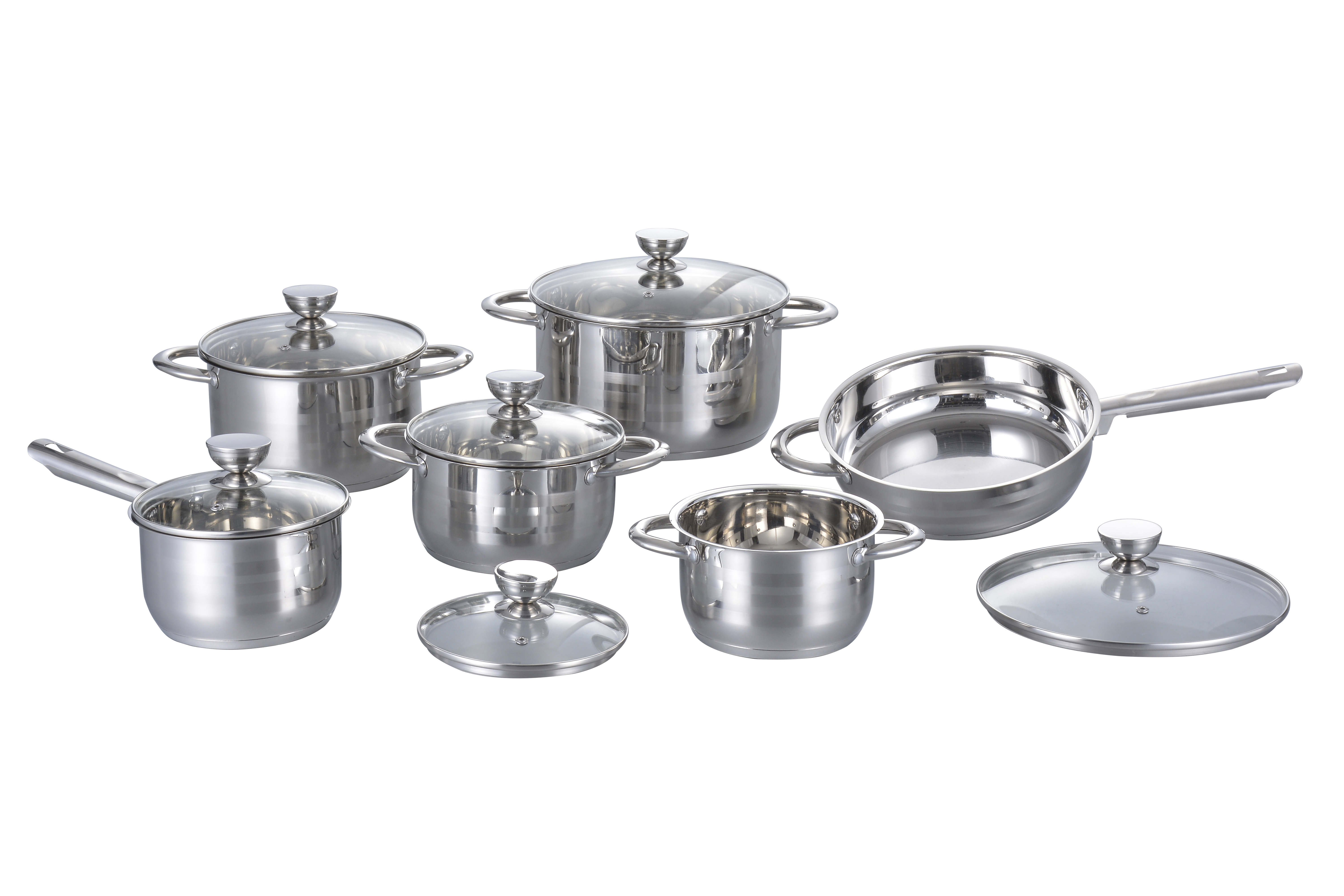 Best Price on Rack For Wine -
 Stainless Steel Cookware Set-No.cs36 – Long Prosper