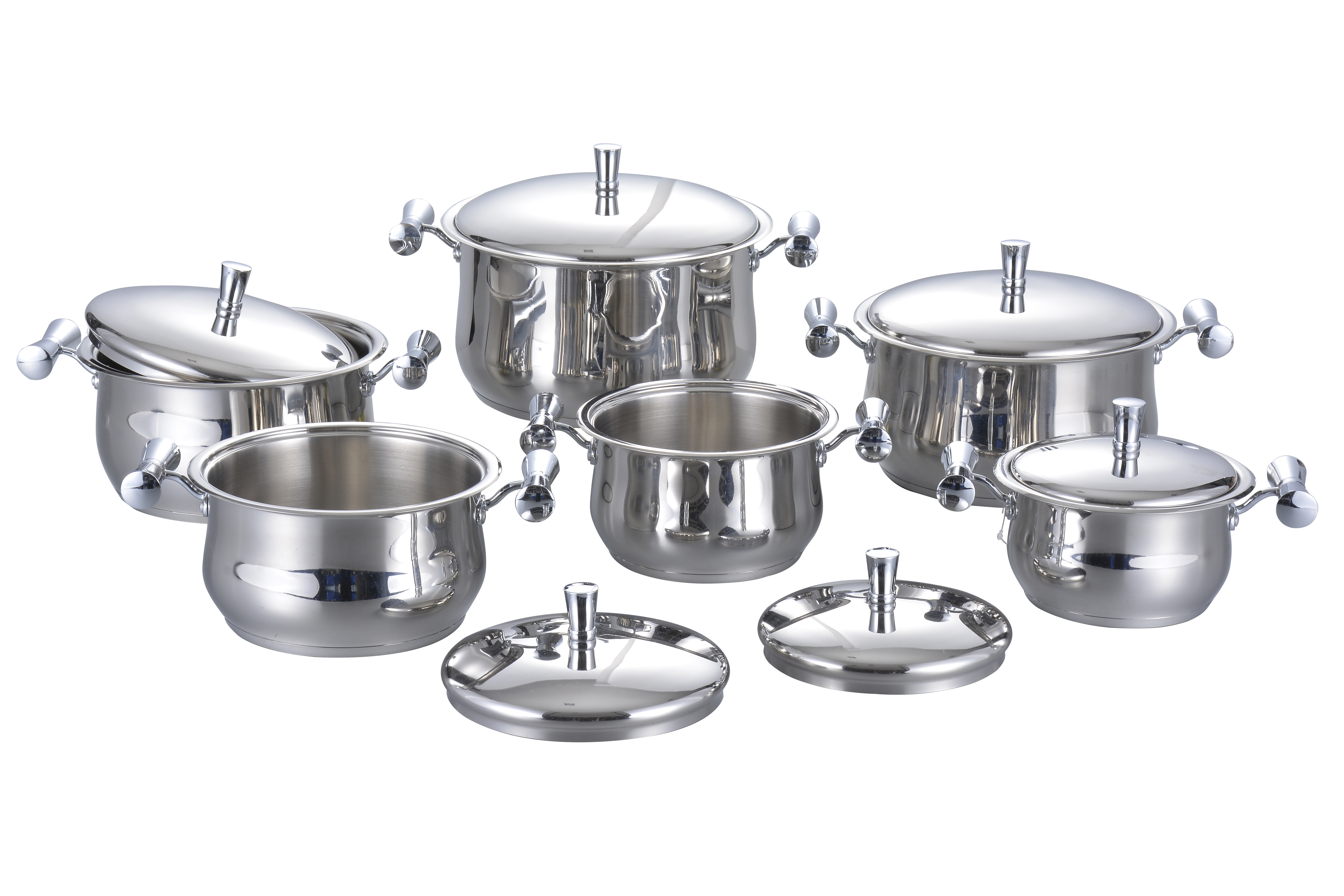 China Manufacturer for Nylon Kitchen Cooking Utensils Set -
 Stainless Steel Cookware Set-No.cs65 – Long Prosper