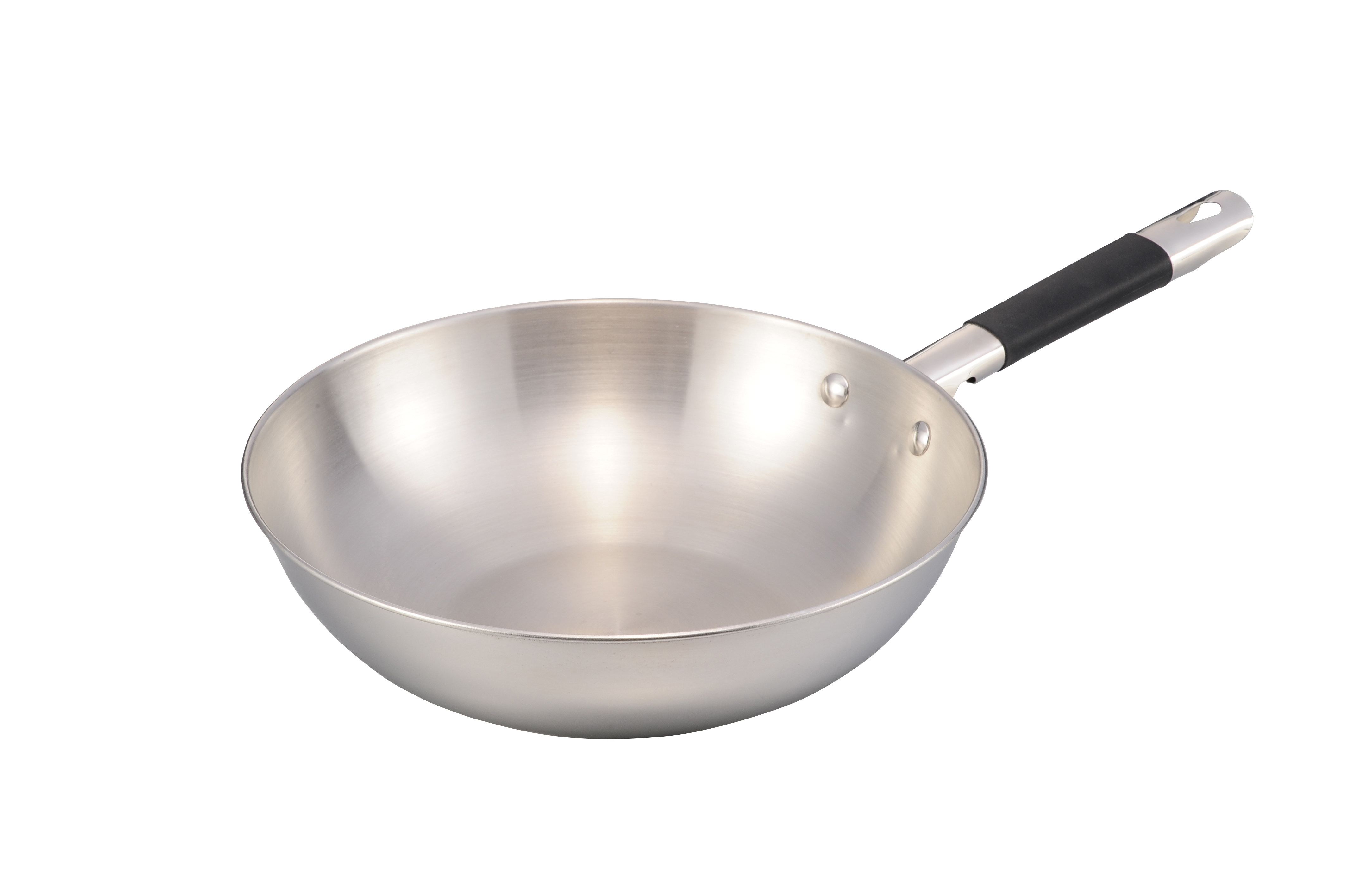 Free sample for Electrical Manual Coffee Maker -
 Stainless Steel Fry Wok-No.fw001 – Long Prosper