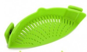 Multi-Functional Fruit Noodles Silica Gel Pot Dide Drain Food Strainer