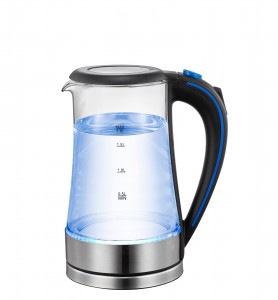 BPA Free Blue Light Home Appliance Heat Resistant Glass Electrical Kettle