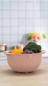 Promotion Price Leaching Drain Basket Fruit Washing Basin Rice Washing Machine Vegetable Basket