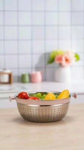 Promotion Price Leaching Drain Basket Fruit Washing Basin Rice Washing Machine Vegetable Basket