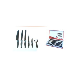 Stainless Steel Kitchen Knives Set with Painting No. Fj-004