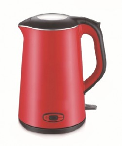 Stainless Steel & Plastic Double Wall Electric Kettle Ek005