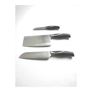 China Supplier Steak Knife -
 Stainless Steel Kitchen Knives Set with Painting No. Knf-0003 – Long Prosper