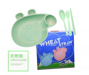 Nature Wheat Straw Peppa Pig Style-NO.WS03-Dinnerware