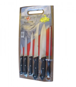 Stainless Steel Kitchen Knives 7PCS Set No. Kns-7b02