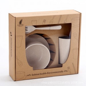 Nature Wheat Straw Cutlery Set-No.WS05-Dinnerware