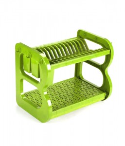 Fargerik ABS Kjøkken Dish Storage Rack 2 lag DR16-BBS