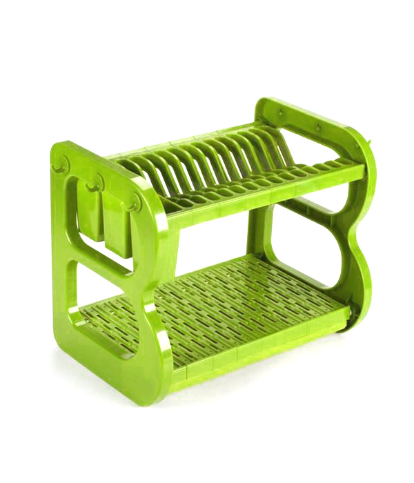 Manufacturing Companies for Christmas Cutlery Sets -
 Colorful ABS Kitchen Dish Storage Rack 2 Layers Dr16-BBS – Long Prosper