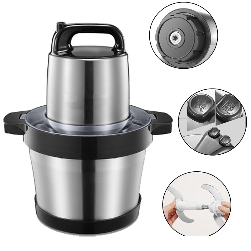 Factory made hot-sale Stainless Steel Casserole -
 Commercial Stainless Steel Food Chopper Meat Blender with Big Capacity No. Bc017 – Long Prosper