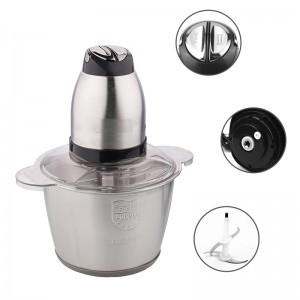 High definition Sandwich Bottom Stainless Steel Cookware -
 Chinese Wholesale Electric Meat Grinder Food Chopper No. Bc013 – Long Prosper