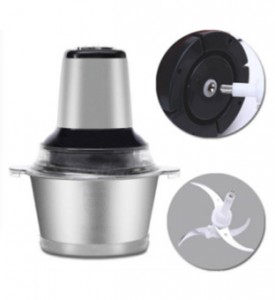 Household Stainless Steel Meat Vegetable Grinder Multifunctional Food Blender