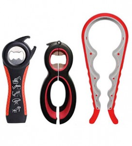 New 3PCS Can Opener Multi-Functional 4-in-1 Bottle Opener Set