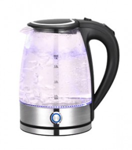 OEM Stable High Borosilicate Glass Electrical Kettle, Healthy Environmental Electric Glass Water Pot