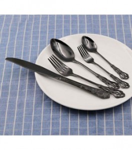 Upmarket Titanize Printed Stainless Steel Cutlery Set No-CS26